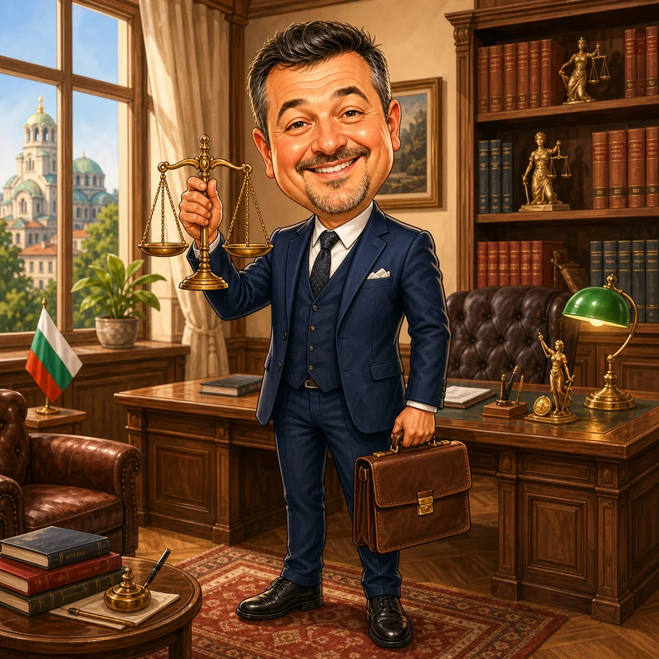 пример за карикатура за адвокат